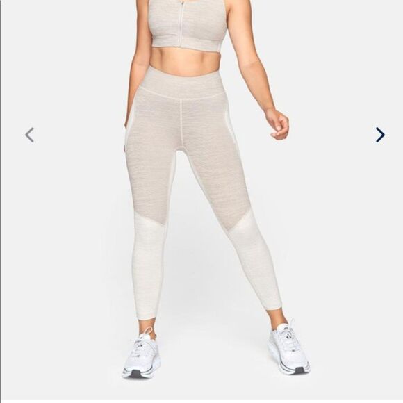 Outdoor Voices TechSweat 3/4 Two-Tone Leggings - Picture 1 of 11